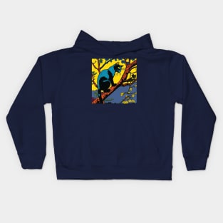 Cat in a Tree Kids Hoodie